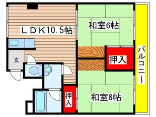 レジデンス大代の物件間取画像